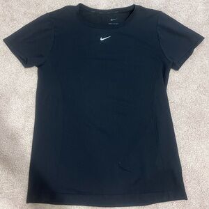 Nike Black Fitted Short Sleeve Tee